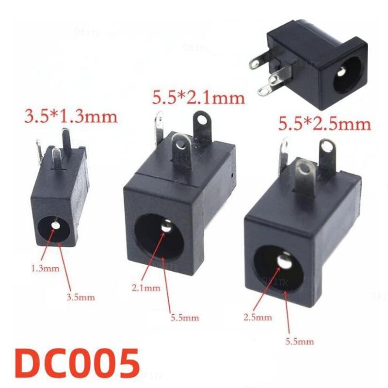 DC-005 DC female Power Jack Socket plug Connector 5521 5.5x2.1mm ...