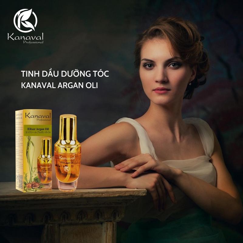 Kanaval Tinh dầu Dưỡng tóc Kanaval hương nước hoa mền mượt 35ml Serum Chăm Sóc Tóc Nữ Women Dưỡng chất cho tóc mềm mượt và bóng khỏe