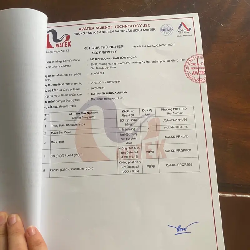 Combo bột + nước cất phèn chua  tặng kèm  10 miếng dán nách 5