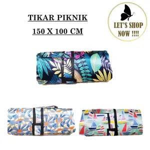 MATRAS TIKAR PIKNIK 150x130CM KARPET TAMASYA LIBURAN PORTABLE BISA LIPAT MODEL TAS Camping Outdoor