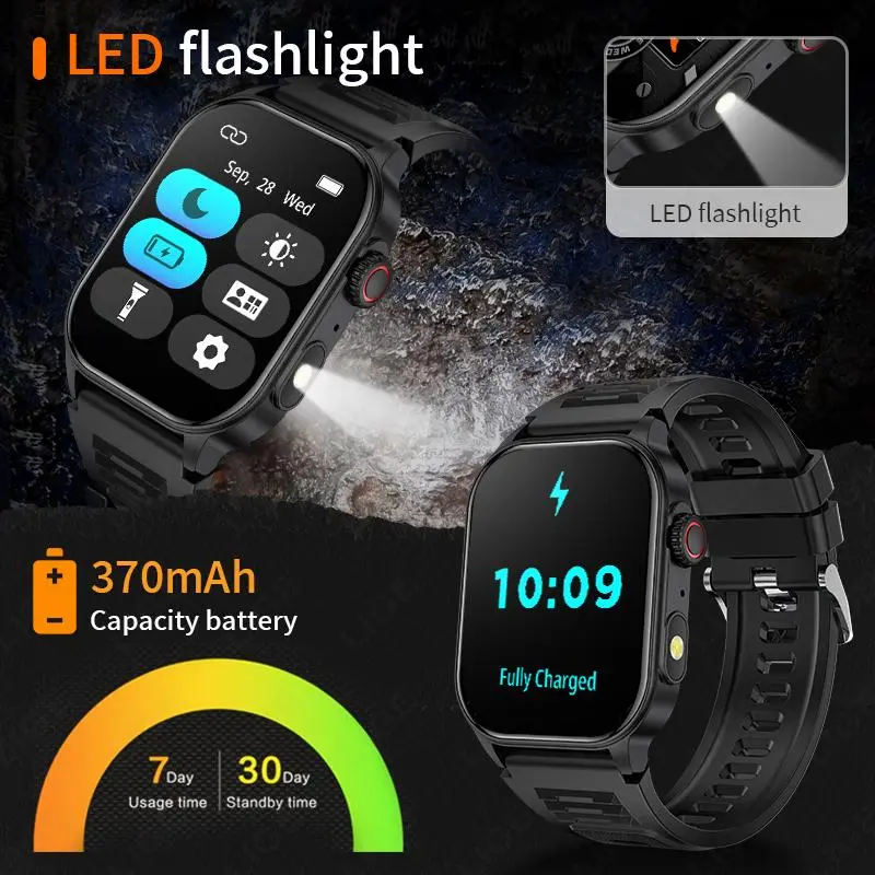 Multifunctional Smart Watch, Fashion Digital Watch, Answer/Make Call, Waterproof Sports Watch for Women & Men 5