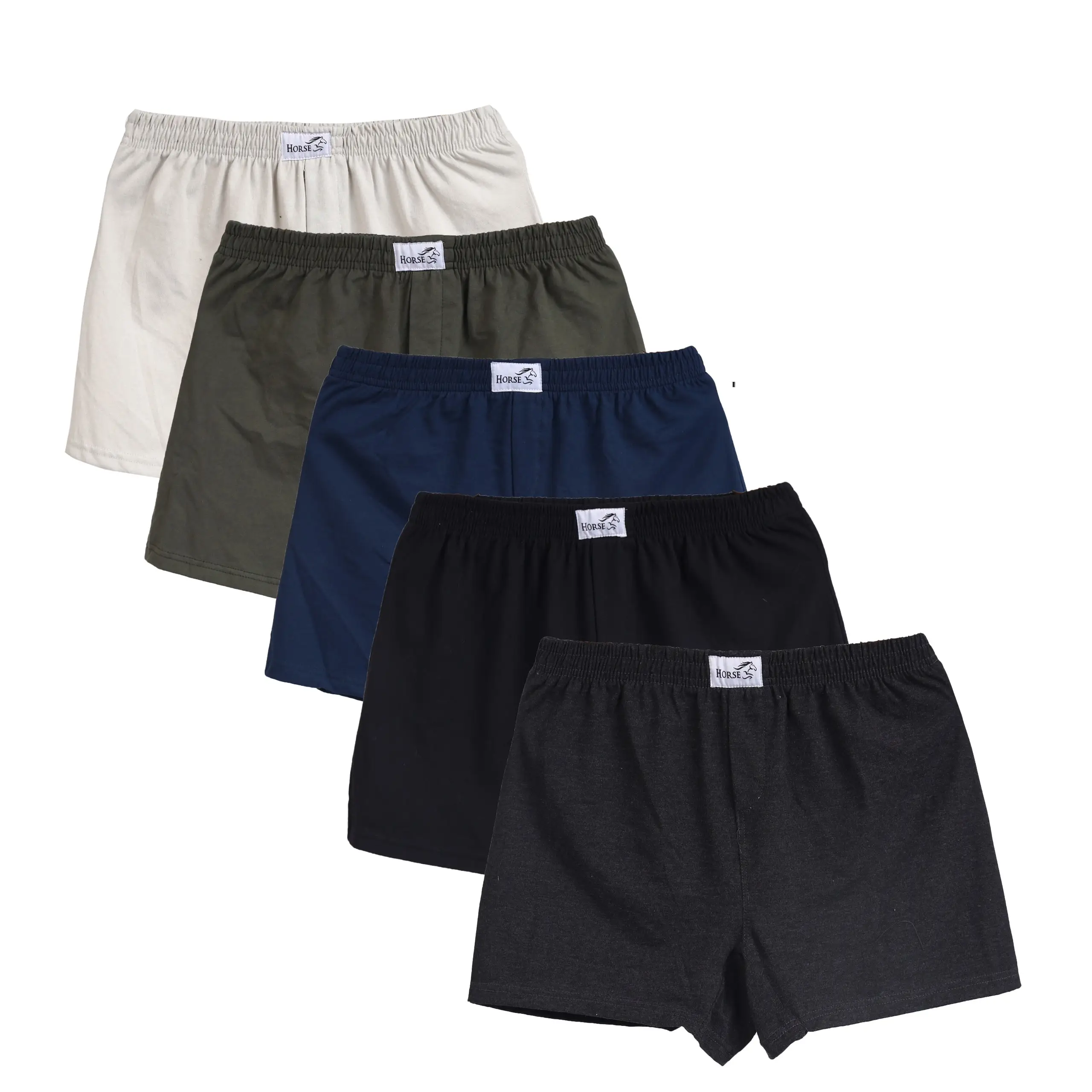 Gói 5 quần thun cotton màu trơn basic mặc nhà mát mẻ