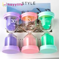 Gambar HAYYLIFE JAM PASIR - JAM PASIR PENGHITUNG WAKTU TYPE CUTE MACAROON (15 MIN DAN 30 MIN) Kitchenware HL-AGA705 - pink 15 min dari hayylife Kab. Tangerang 5 Tokopedia