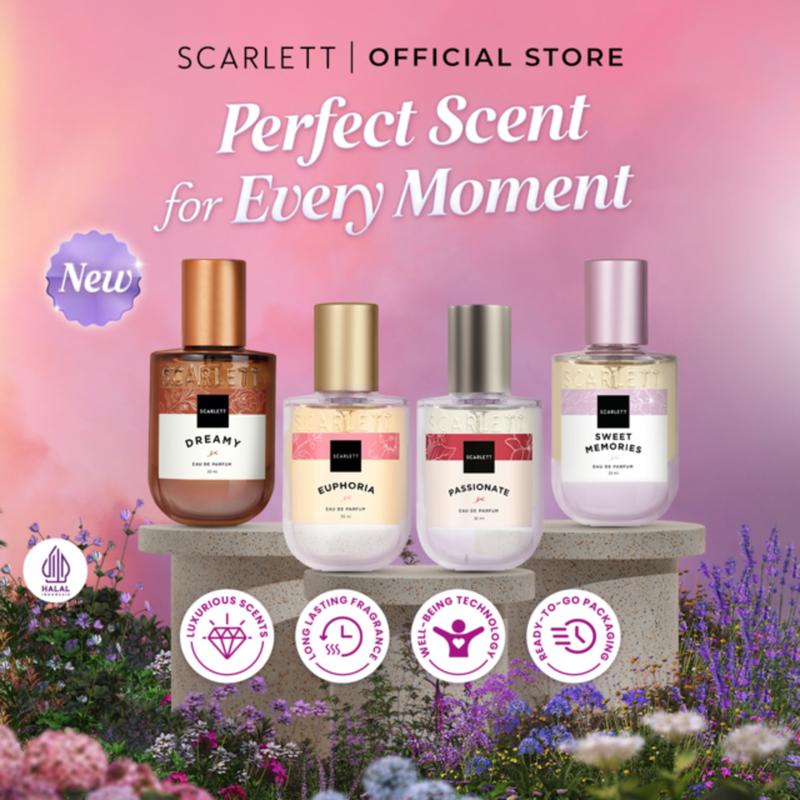 Scarlett Whitening Eau De Parfum Sweet Memories | Dreamy Parfum Scarlett Perfume Wangi 0
