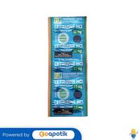 Gambar CETIRIZINE HEXPHARM 10 MG STRIP 10 TABLET dari Apotek Anda Medan by GoApotik Kota Medan 1 Tokopedia