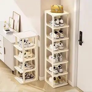 Shelves Racks Rak Sepatu Susun Plastik Rak Sepatu Tertutup Anti Debu Rak Sepatu Plastik Aesthetic Kokoh
