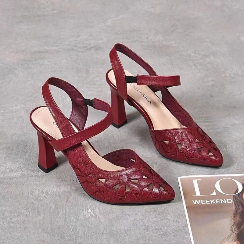 Product Introduction of Sandal Bersulam, Fesyen, Sandal Tumit Tinggi Bertutup Kaki, Kasut Wanita Kasual 8