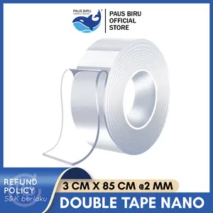 Double Tape Nano Selotip Bening 2 Sisi Serbaguna gel
