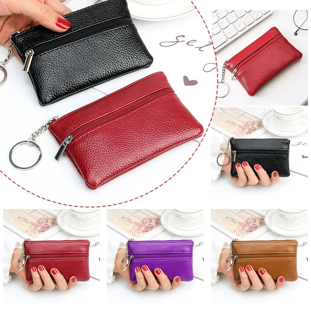 Korean Wallet Mini Fashion Coin Purse Women's Thin Clutch Bag Multi-compartment Retro Bag