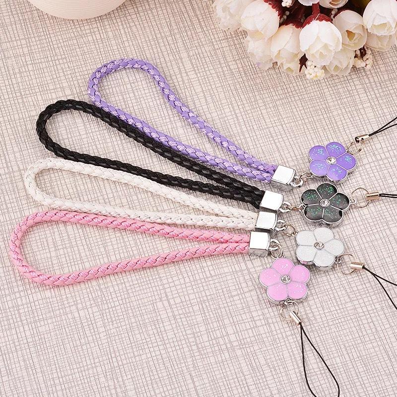 Pink Wrist Strap Phone Case Rope Pendant Lucky Grass Hanging - TikTok ...