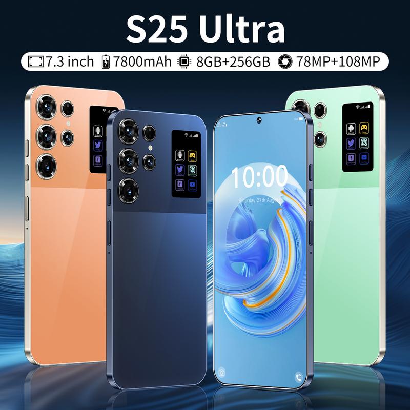 Product Introduction of 2025 S25 Unlock Smartphone 6.6HD Phone Dual SIM Card Phone 7800mAh Android 14 Original Phone Limited Time Discount Phone mobile  phone touch  screen black  phone backup  phone affordable  smartphone s mar phone hot  40  pro s25  series 1