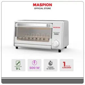 Maspion Oven MOT-901 S 9L 500W Pemanggang Serbaguna Hemat Listrik Bergaransi - MN