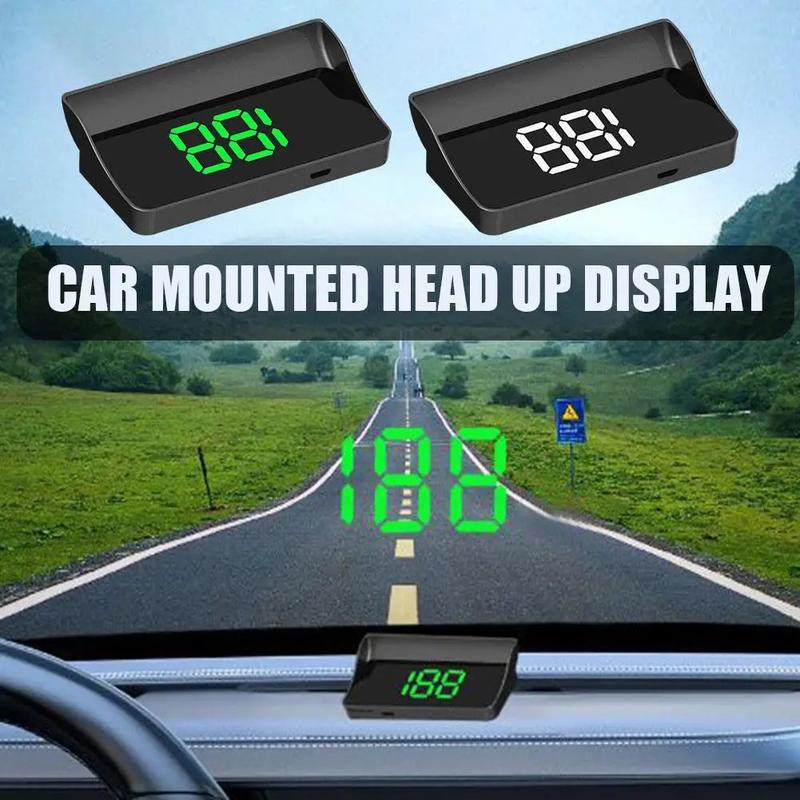 Product Introduction of Head Up Display GPS Speedometer Speed KMH Digital HUD Windshield Projector Speed Meter Clock Gauge Digital Electronic Accessory 14