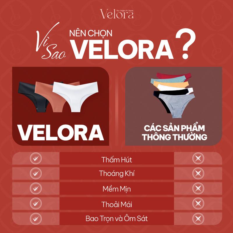 Product Introduction of [Combo 5 ] Quần Lót Su Cheeky Tam Giác Mỏng Nhẹ, Thoáng Mát, Không Viền, Đàn Hồi Thoải Mái - VELORA Nữ Women 7