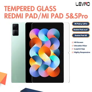 LEVINO TEMPERED GLASS Compatible For XIAOMI MI PAD 5 / 5 Pro / REDMI PAD 2022 Screen Protector 9H Anti Scratch High Transparancy