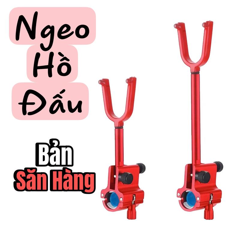 Ngoe Hố đấu Gác Cần Câu Đài Săn Hàng Loại Gập Được 18cm x 25cm - Đỏ Xanh cần trúc la hán Bắt Cá Câu Cá Cao Su Chống Trơn Fish Fishing Đi Câu ngoe hố tự đóng ca Đồng