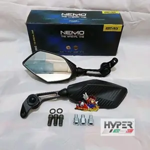 spion nemo type 1008 carbon universal Honda,Yamaha,Suzuki original nemo Motor