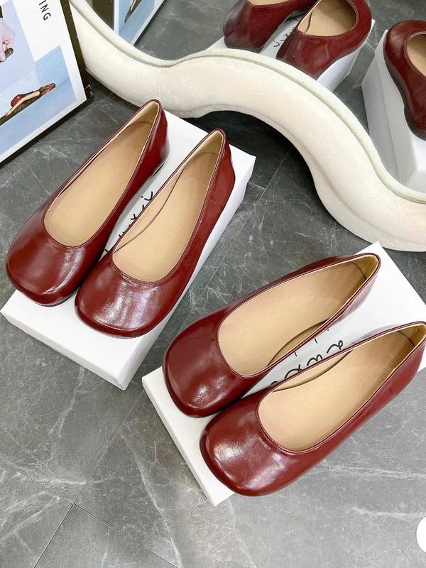 Giày Búp Bê Trơn Thời Trang Nữ Shoes Nhung 7