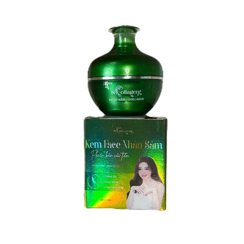 Kem Face Sâm Xanh Cải Tiến Mới Hỗ Trợ  Dưỡng Trắng Da 25g 3