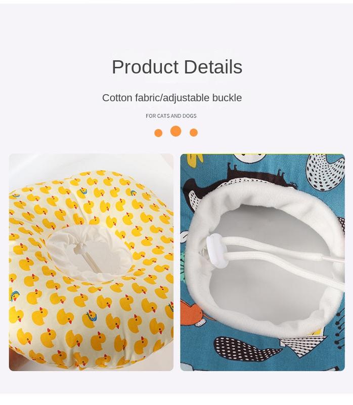 Product Introduction of 1 Pc Pet Collar, Cartoon Fruit Multi-element Neck Bib, Cat & Dog  Prevent Grooming Bib 6
