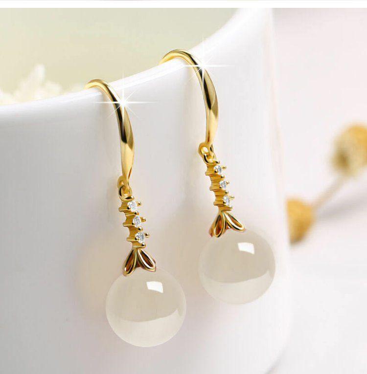 Product Introduction of Hoa Tai Bạc, Thiết Kế Thanh Lịch, Dành Cho Phụ Nữ, Chalcedony Và Mã Não Xanh, Bán Chạy Trên Internet, Hoa Tai Dài Ngọc Lục Bảo Mới, Hoa Tai Chống Trang Sức 6