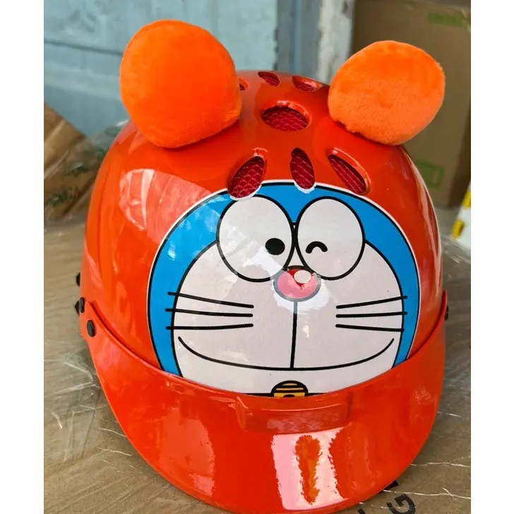 Mũ bảo hiểm doraemon dễ thương cho bé (2-6 tuổi)( có lỗ thông hơi) Voi Nón 6