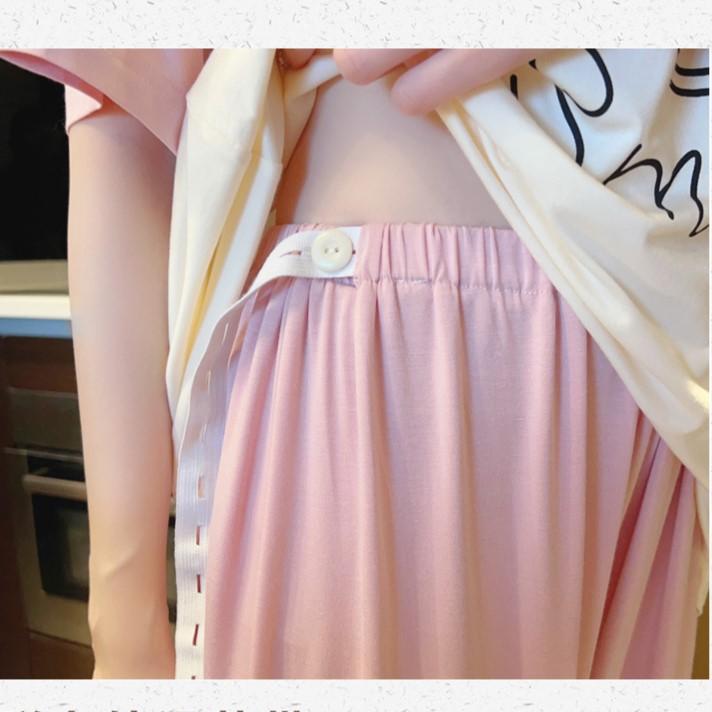 Bộ bầu - bộ sau sinh mặc nhà - ( TNQD - Mặt Cười ) - chất liệu Thun Cotton Mềm mát 4