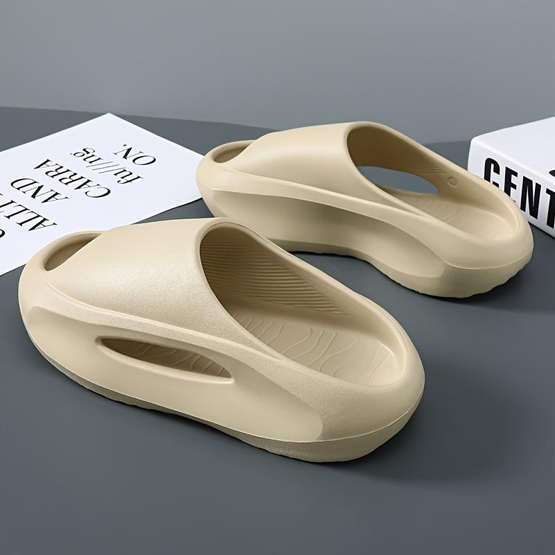 Product Introduction of Men's Summer Slippers Simple Versatile Outdoor Thick Sole Non-Slip Men's Sandals Casual Beach Slide Slippers 9