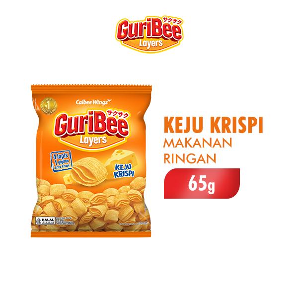Gambar GuriBee Snack Keju Krispi 65g dari Wings Indonesia Kab. Sidoarjo Tokopedia