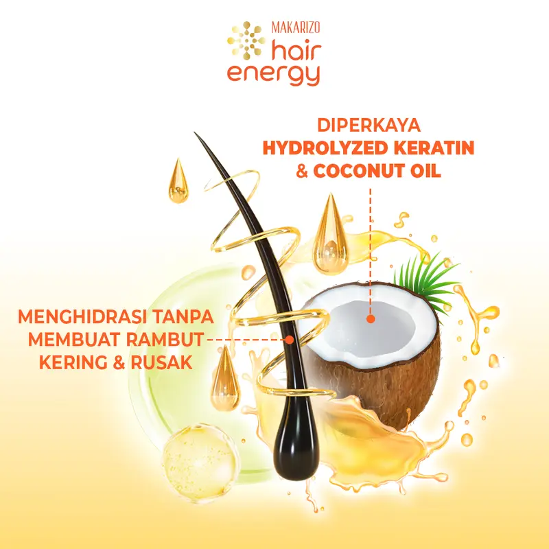 BUNDLE ISI 3 - Makarizo Hair Energy Easy Colourz 26 mL - Light Brown - Hair Color - Pewarna Rambut 1