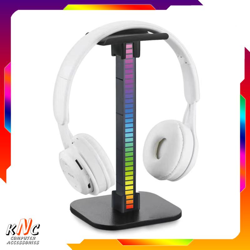Giá Treo Tai Nghe Gaming T-12 Có Tích Hợp Cột Đèn Led Nháy Theo Âm Thanh Nhiều Hiệu Ứng Phụ Kiện Nghe Nhạc