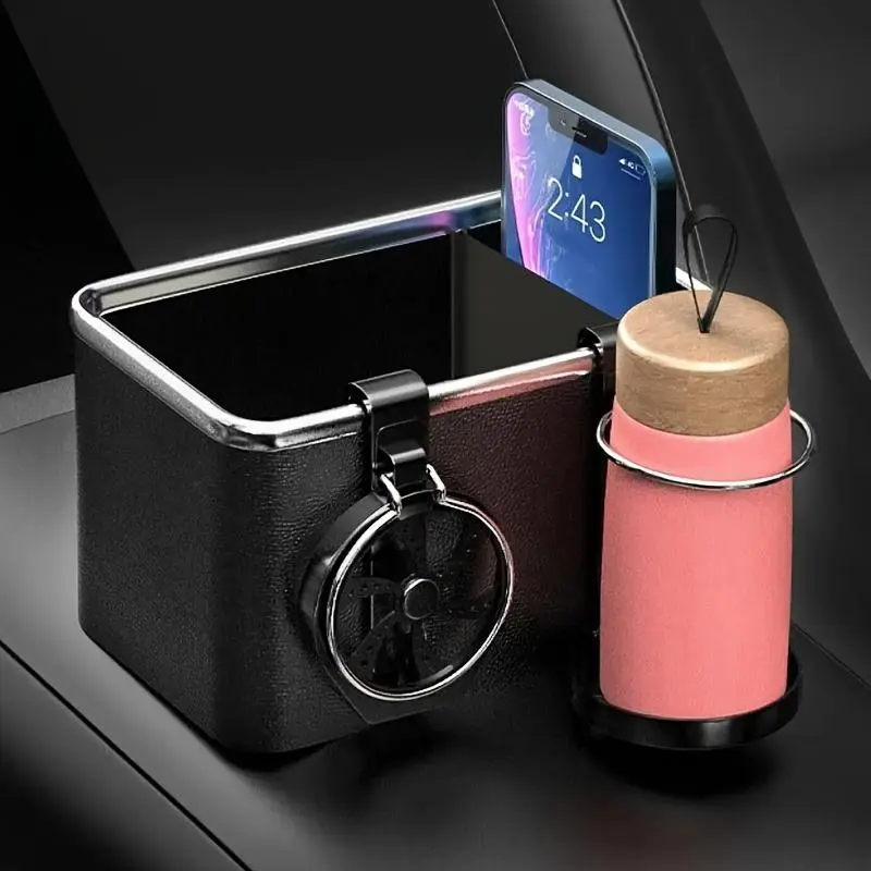 Car Cup Holder, Multifunctional Car Storage Box, Car Back Seat Cup Holder, Car Tissue Holder, Universal Car Interior Accessories