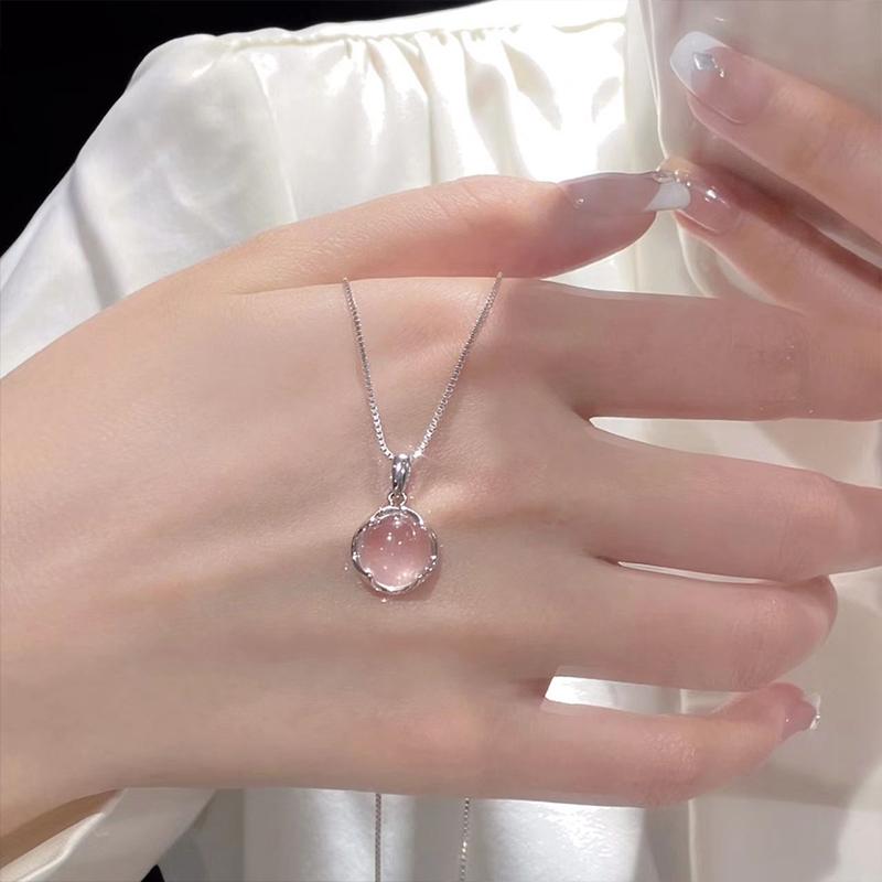 Vòng Cổ Mặt Dây Chuyền Tròn, Phong Cách Ins, Dây Chuyền Xương Đòn Thanh Lịch, Phụ Kiện Thời Trang, Thích Hợp Làm Quà Tặng Ngày Của Mẹ 4