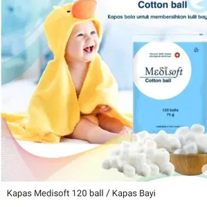 Kapas medisoft 120ball Peralatan Pembersih Peralatan Pembersih