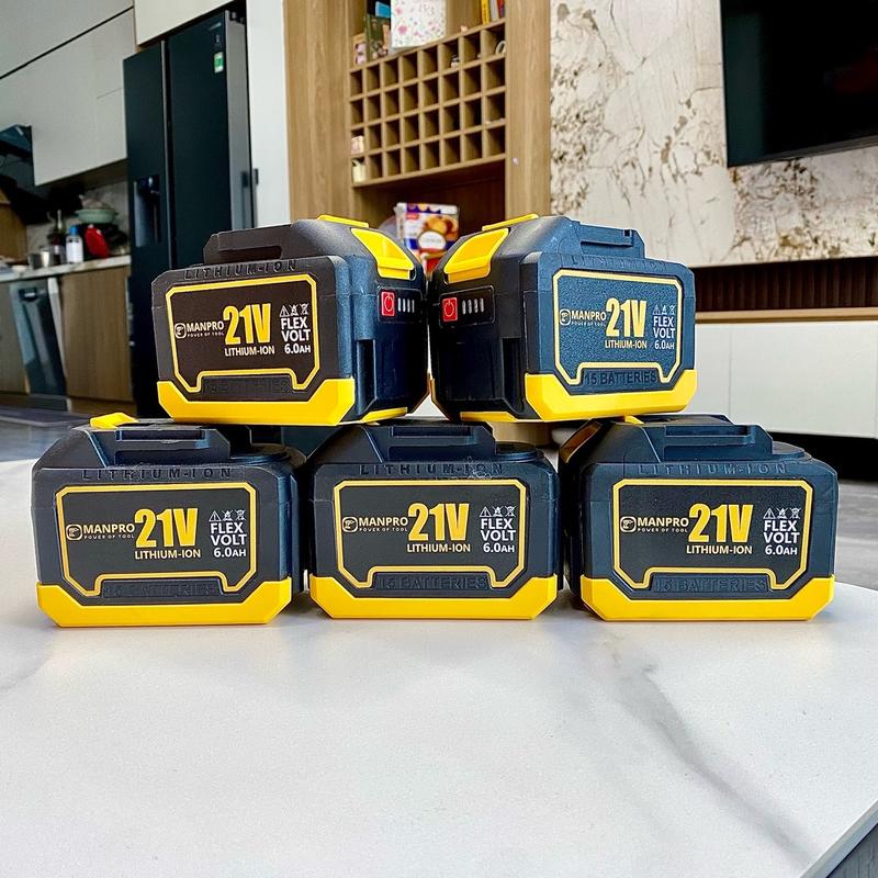  P.in 15 cell và 10 cell MANPRO MA-23 chân pin phổ thông 4cm dòng xả cao 