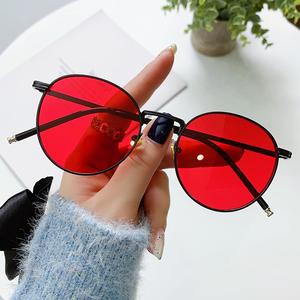 Kính Râm Kim Loại Cho Nữ, Hình Bầu Dục, Thời Trang Cổ Điển Gắn Mũi Hoàng Tử, Hàng Mới Về