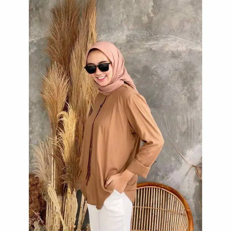 Kemeja Maudy Rayon Oversize 2