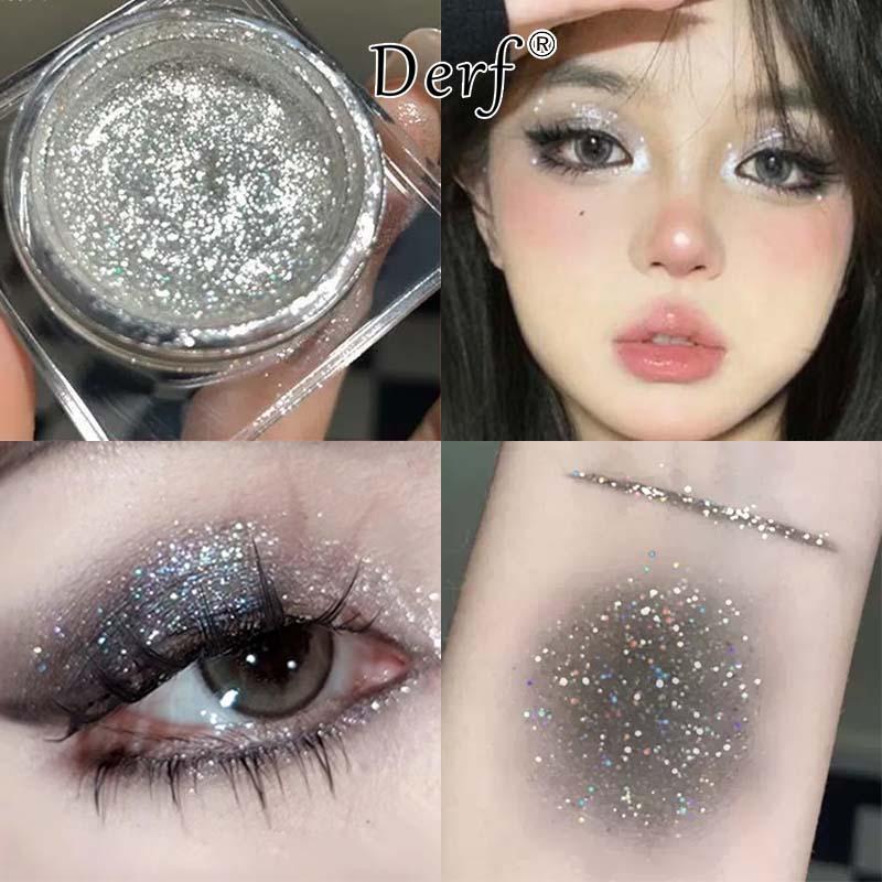 Phấn Mắt Dạng Lỏng, Focallure, Ánh Bóng, Phấn Mắt Lấp Lánh, Sắc Tố Cao, Nhẹ, Nhanh Khô, Mỹ Phẩm Trang Điểm Mắt, Đánh Bóng