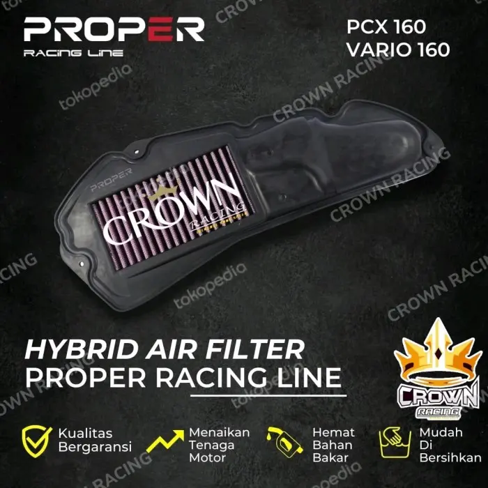 Filter Saringan Udara Proper Stainless PCX 160 / Vario 160 / ADV 160 Motor Motorcycle