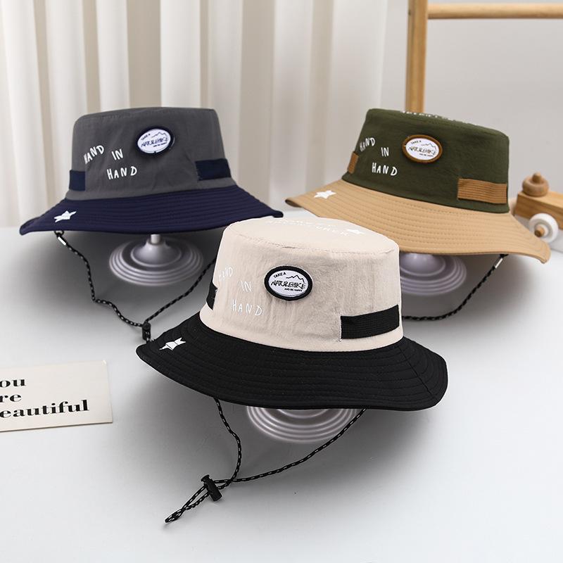 Mũ Tai Bèo Chống Nắng Tia UV Thời Trang Mùa Hè Cho Bé Mũ che vành rộng Vải khô nhanh chặn màu với chu vi đầu có thể điều Nam Voi 