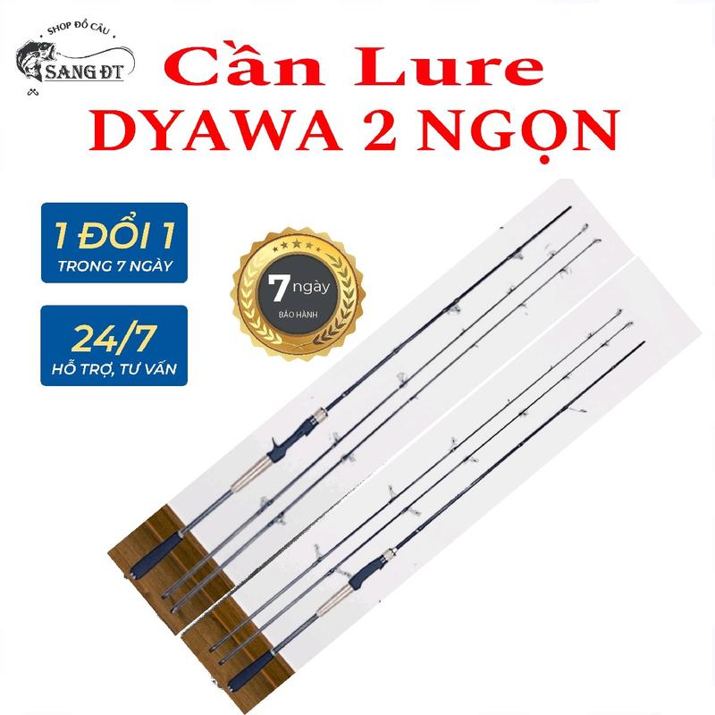   Bảo Hành 30 Ngày  Cần Lure DYAWA 2 Ngọn 2m1 Chất Liệu Cacbon Xoắn Phủ Bóng  2 Ngọn M ML  Đi Câu Bắt Cá Carbon Câu Cá Fishing 