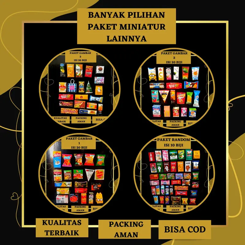 Magnet Kulkas Tempelan Gantungan Kunci Paket Jajanan Bocil Isi 10 Biji 7