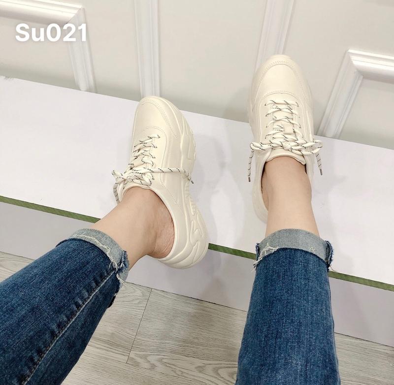  ISHOES - Sục Thể Thao Nữ  SU021 Độn Đế 5cm Cao Cấp 
