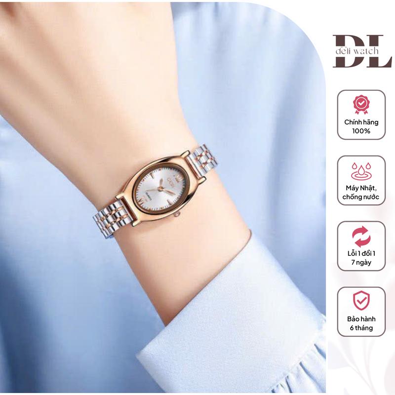  DL47 - Đồng hồ Dây Thép Nữ  Cao Cấp Bản Mới 2024 Sang Trọng Chống Nước Siêu Tốt - Gedi Astra G47 Women Watch 