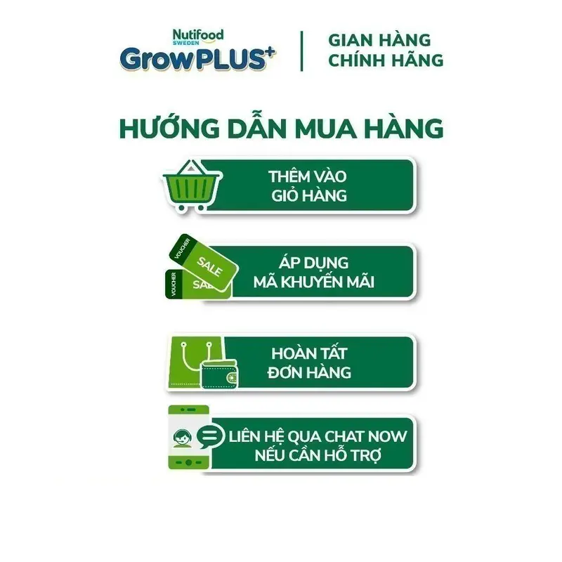 [GrowPlus x Mẹ bé Thủy Thảo] Thùng 24 hộp 180ml sữa Bột Pha Sẵn Nutifood Sweden GrowPLUS+ Cao lớn vượt trội hộp Ít ngọt (1 Thùng x 2.64L) 5