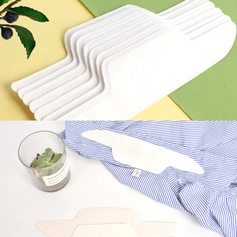 Miếng Dán Chống Bẩn Cổ Áo, 10 Cái, Miếng Dán Cổ Áo Sơ Mi, Dùng Một Lần, Chống Bẩn 0