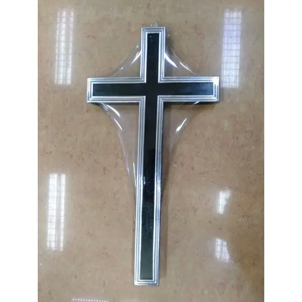hiasan dinding SALIB 42 CM LIS SILVER