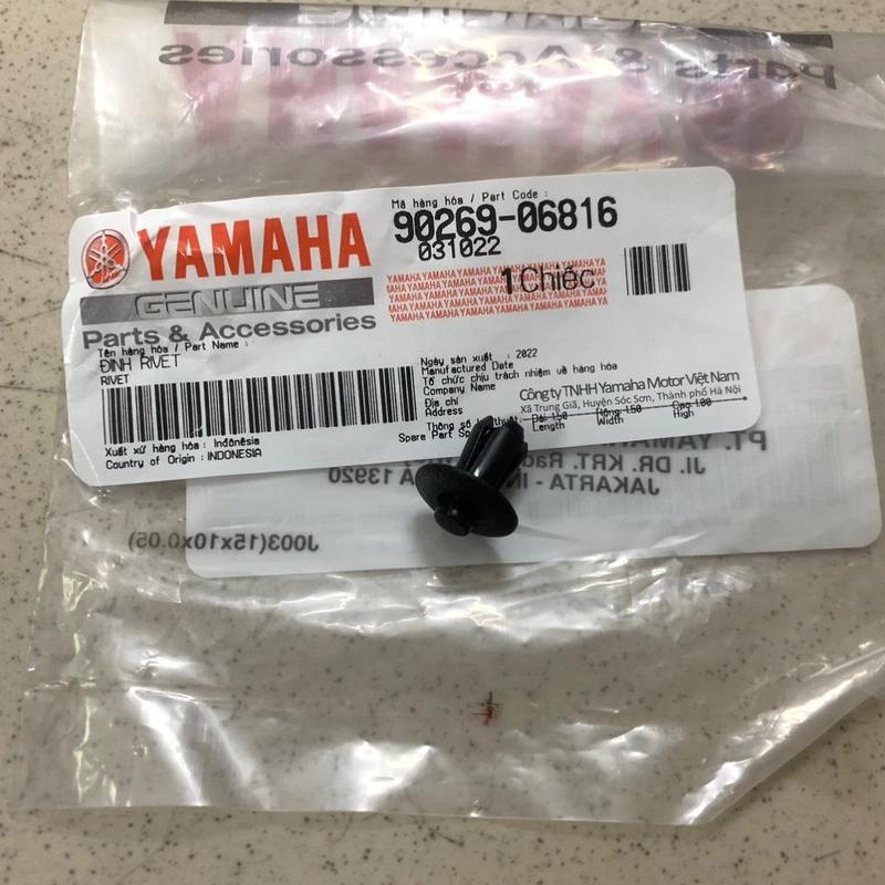 [Chính hãng Yamaha][18:CHẮN BÙN] YAOV-059 Chốt nhựa 6Ly xe YAMAHA Phụ tùng phụ kiện xe máy (15) 2