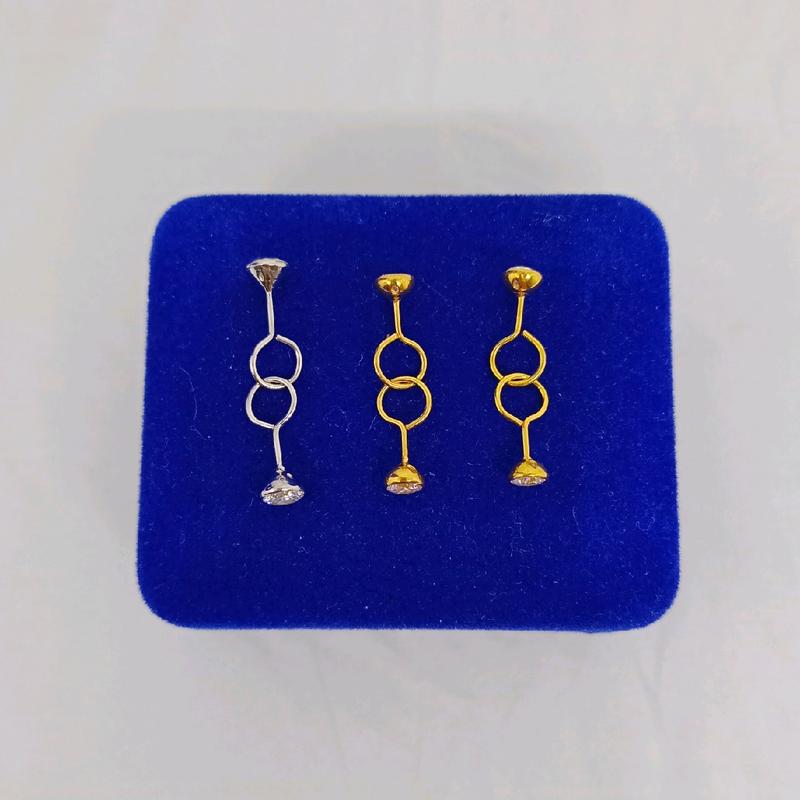 anting perak 925 asli lapis emas model toge mp/perhiasan fashion wanita terbaru 4