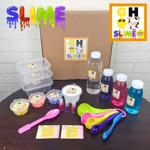 GHeduplay Slime Kit Lengkap Anti Gagal Souvenir DIY Mainan Edukasi Anak Educational Gift Set Multicoloured Hadiah Squishy tofu Toys air activator joybox